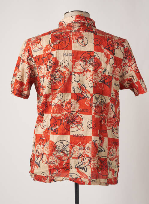 Cămașă cu mâneci scurte portocaliu NUDIE JEANS CO bărbat