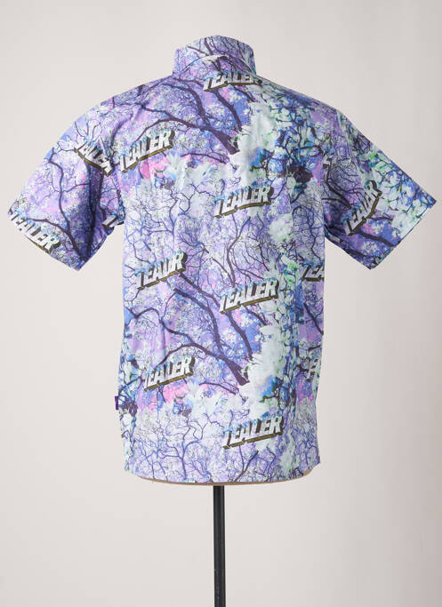 Cămașă cu mâneci scurte violet TEALER bărbat