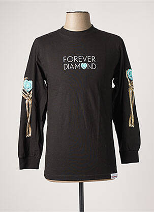 Tricou negru DIAMOND SUPPLY CO bărbat