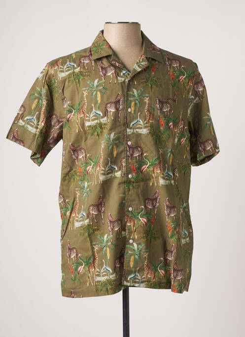 Cămașă cu mâneci scurte verde EDMMOND STUDIOS bărbat