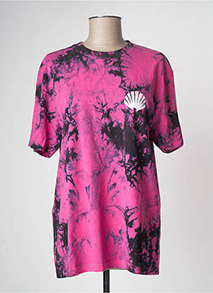 Tricou roz NEW AMSTERDAM SURF ASSOCIATION femeie