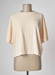 Tricou bej CHAMPION femme