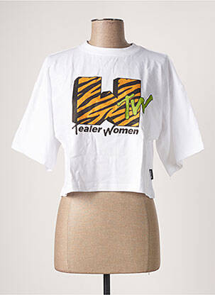 Tricou alb TEALER femeie