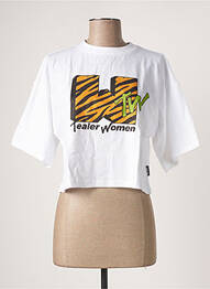 Tricou alb TEALER femme