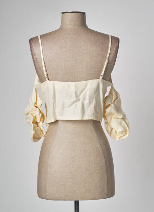 Top bej NA-KD femeie