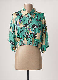 Top verde OBEY femme