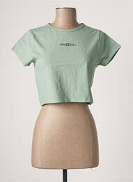 Top verde WASTED PARIS femme