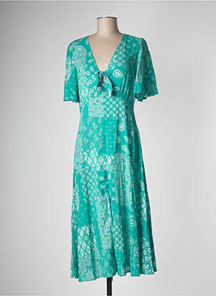 Rochie midi verde GRACE & MILA femeie