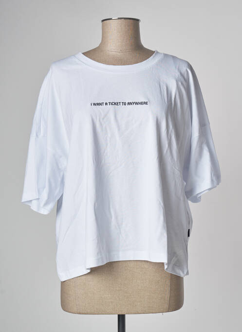 Tricou alb NOISY MAY femme