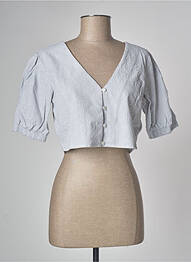 Top albastru OBEY femme