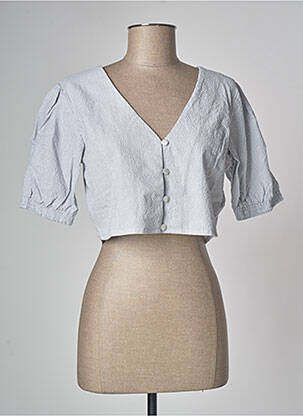 Top albastru OBEY femeie