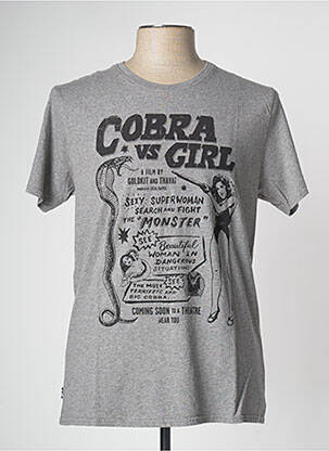 Tricou gri STEPART bărbat