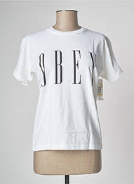 Tricou alb OBEY femme