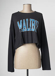 Top negru NOISY MAY femme