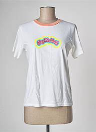 Tricou alb OBEY femme