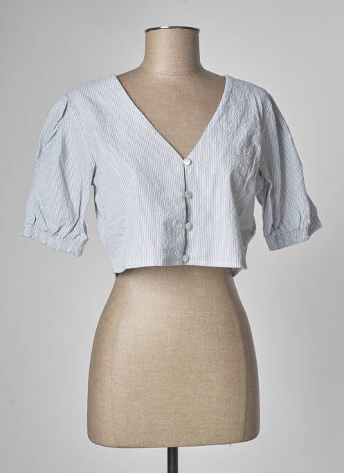 Top albastru OBEY femeie