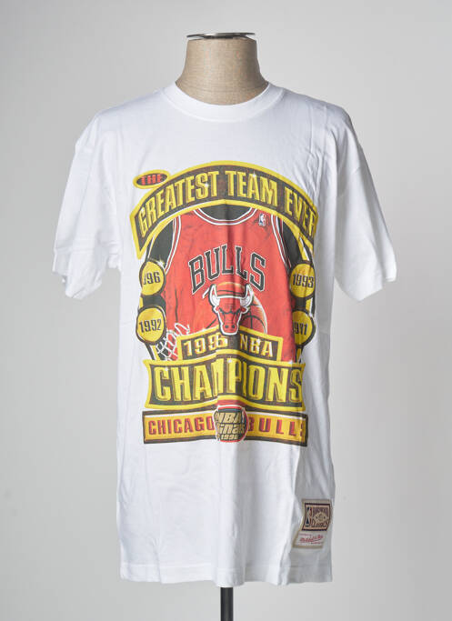 Tricou alb MITCHELL & NESS bărbat
