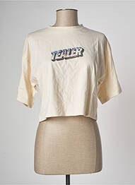 Tricou bej TEALER femme