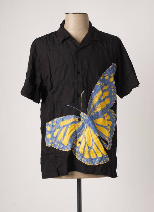 Cămașă cu mâneci scurte negru OBEY bărbat