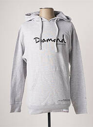 Hanorac gri DIAMOND SUPPLY CO homme