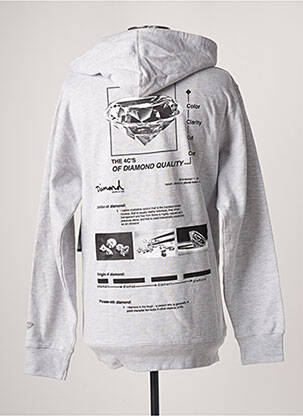 Hanorac gri DIAMOND SUPPLY CO bărbat