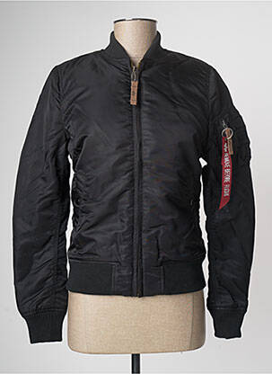 Geacă negru ALPHA INDUSTRIES femeie