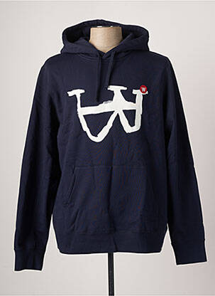 Hanorac albastru WOOD WOOD bărbat