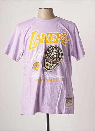 Tricou violet MITCHELL & NESS bărbat