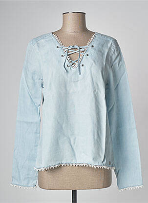 Top albastru ONLY femeie