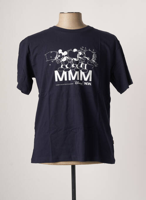 Tricou albastru WOOD WOOD bărbat