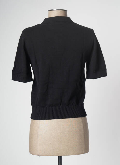 Polo negru WASTED PARIS femeie