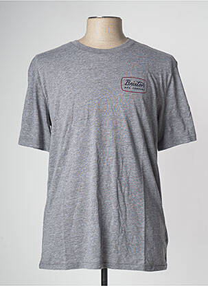 Tricou gri BRIXTON homme