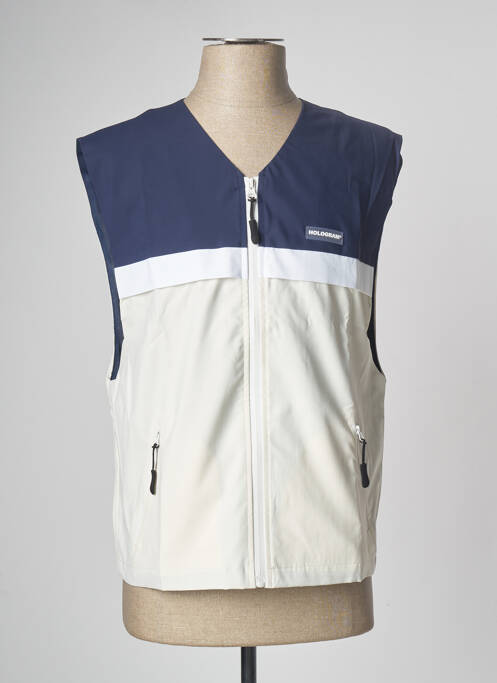 Vestă fără mâneci albastru HOLOGRAM bărbat