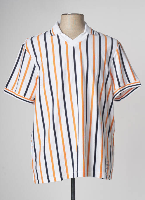 Polo alb FARAH bărbat