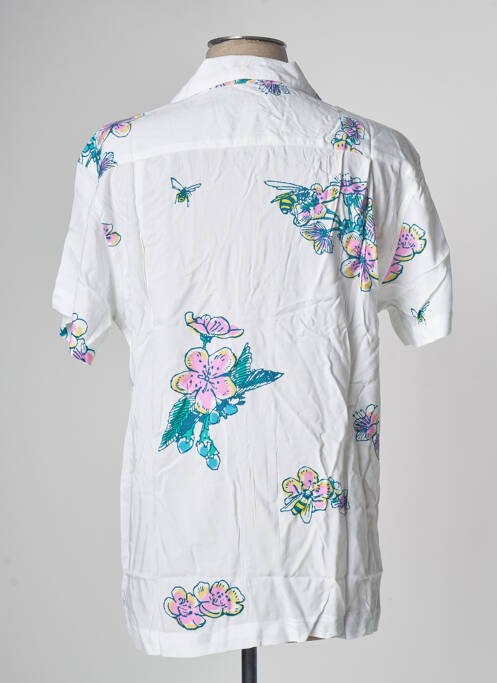 Cămașă cu mâneci scurte alb OBEY bărbat