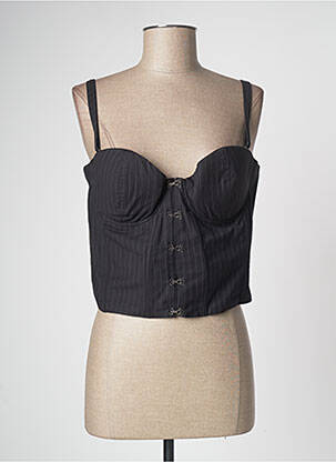 Top negru DAILY PAPER femeie