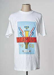 Tricou alb DIAMOND SUPPLY CO homme