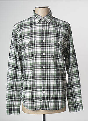 Cămașă cu mâneci lungi verde EDWIN bărbat