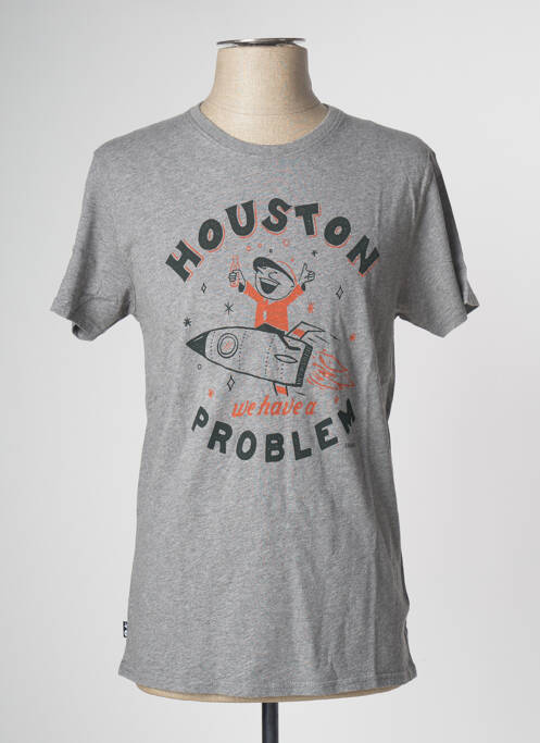 Tricou gri STEPART bărbat