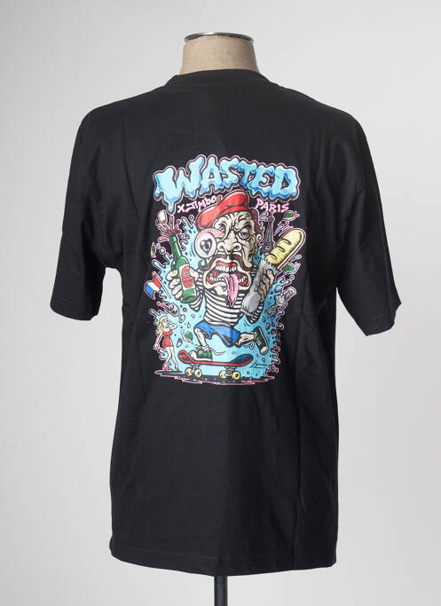 Tricou negru WASTED PARIS bărbat