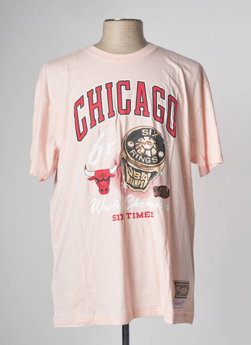 Tricou roz MITCHELL & NESS bărbat