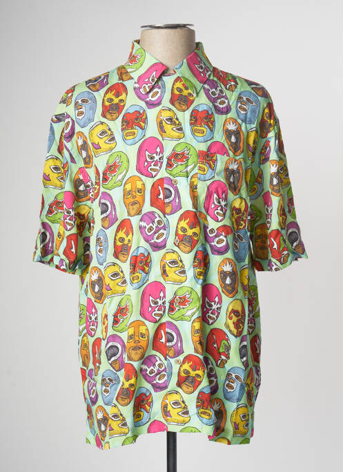 Cămașă cu mâneci scurte verde BOARDIES bărbat