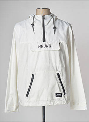 Geacă alb WRUNG bărbat