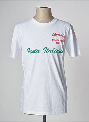 Tricou alb HARMONY bărbat