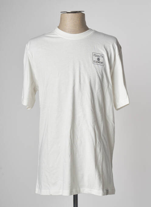 Tricou alb ELEMENT bărbat