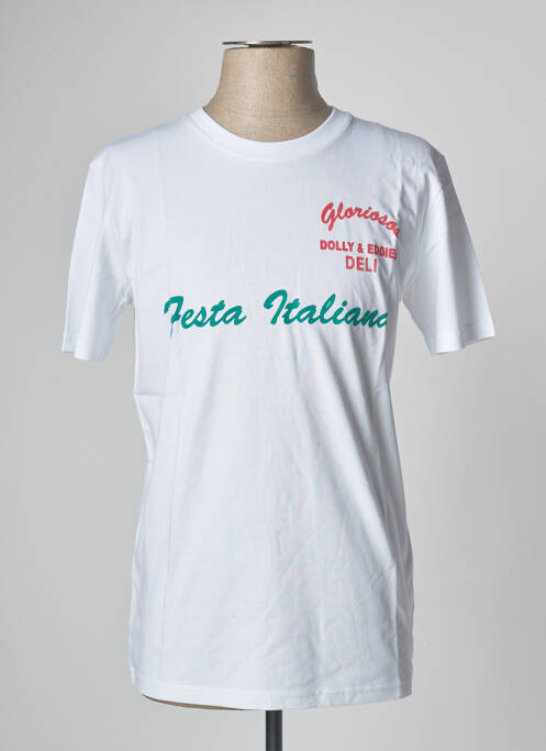 Tricou alb HARMONY bărbat