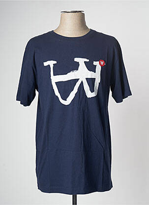 Tricou albastru WOOD WOOD bărbat