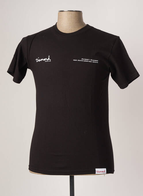 Tricou negru DIAMOND SUPPLY CO bărbat