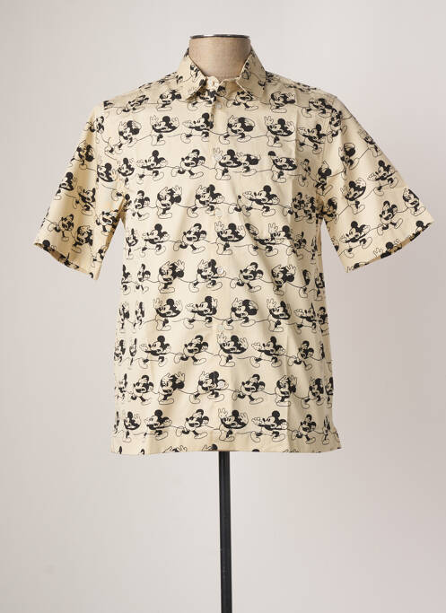 Cămașă cu mâneci scurte bej WOOD WOOD bărbat