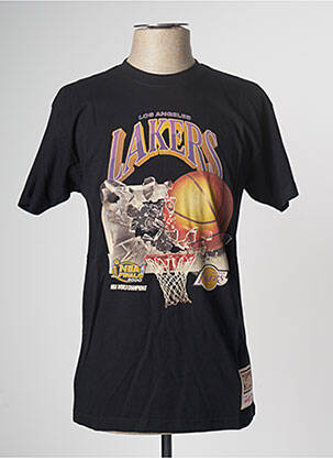 Tricou negru MITCHELL & NESS bărbat